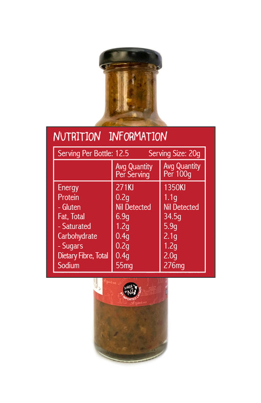 Medium Spicy Chimichurri Sauce (250gr)